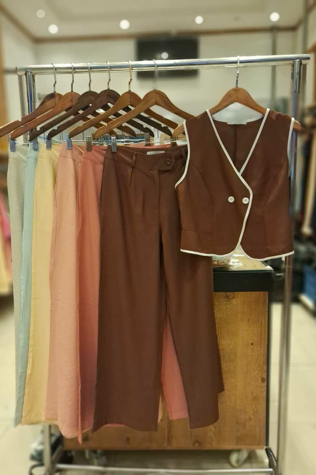 Conjunto Milena Alfaiataria - Elegância e Conforto em Rose