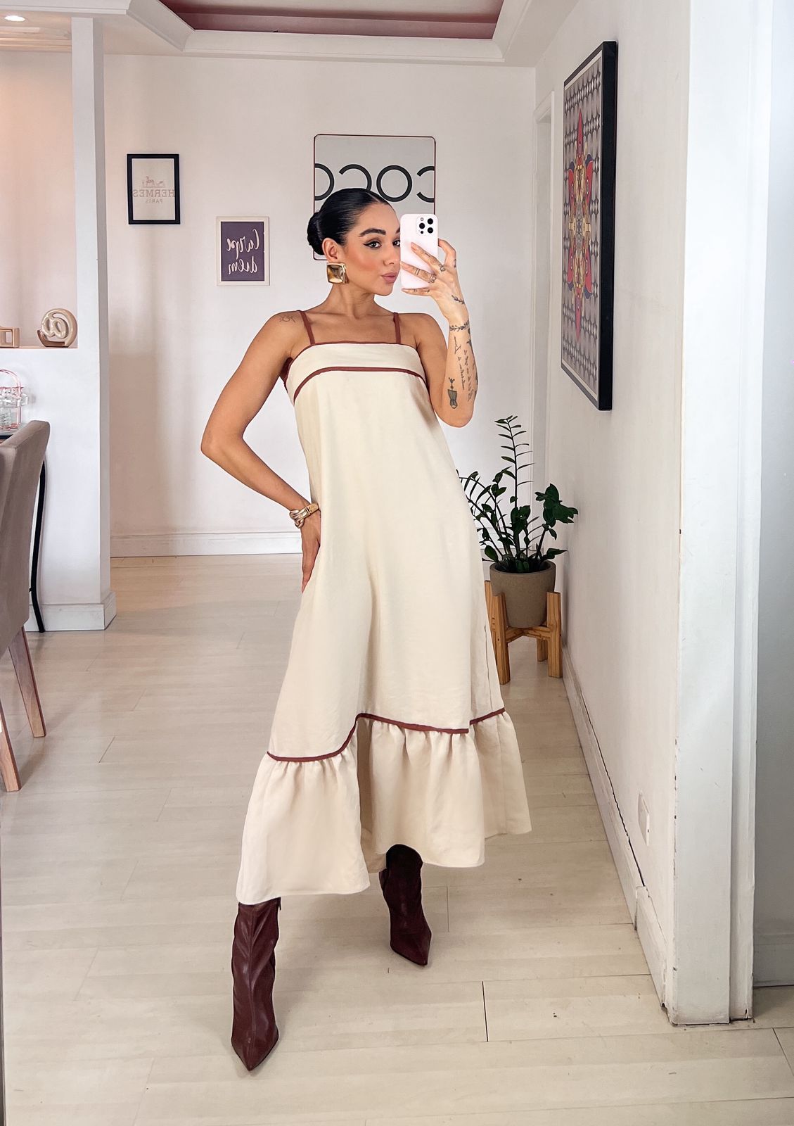 Vestido Lumi Linho – Leveza, frescor e sofisticação atemporal