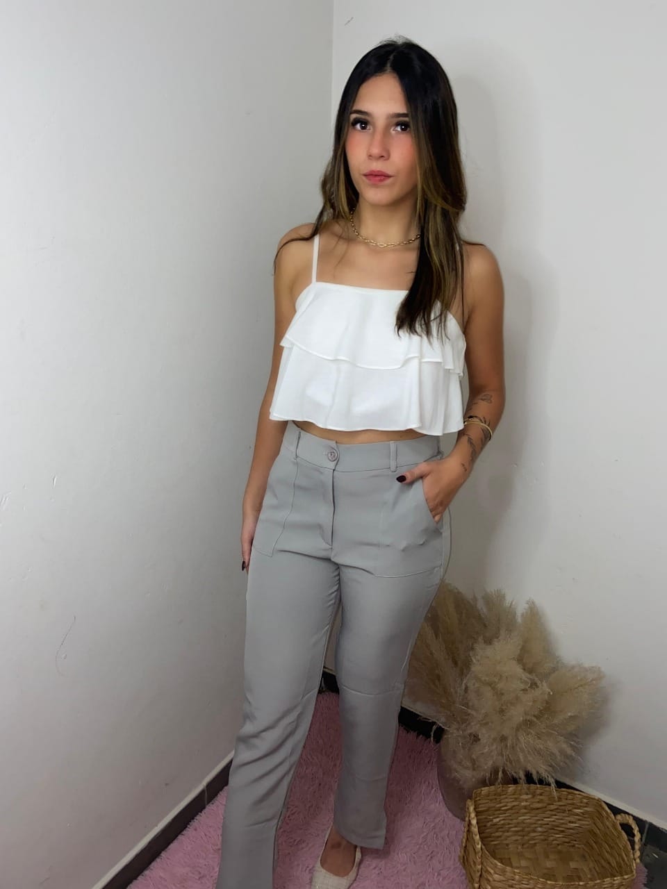 Calça Alfaiataria Skinny – Sofisticação moderna com caimento impecável