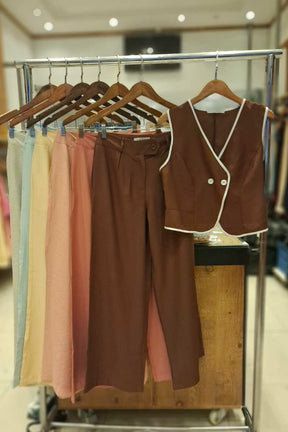 Conjunto Milena Alfaiataria - Elegância e Conforto em Rose