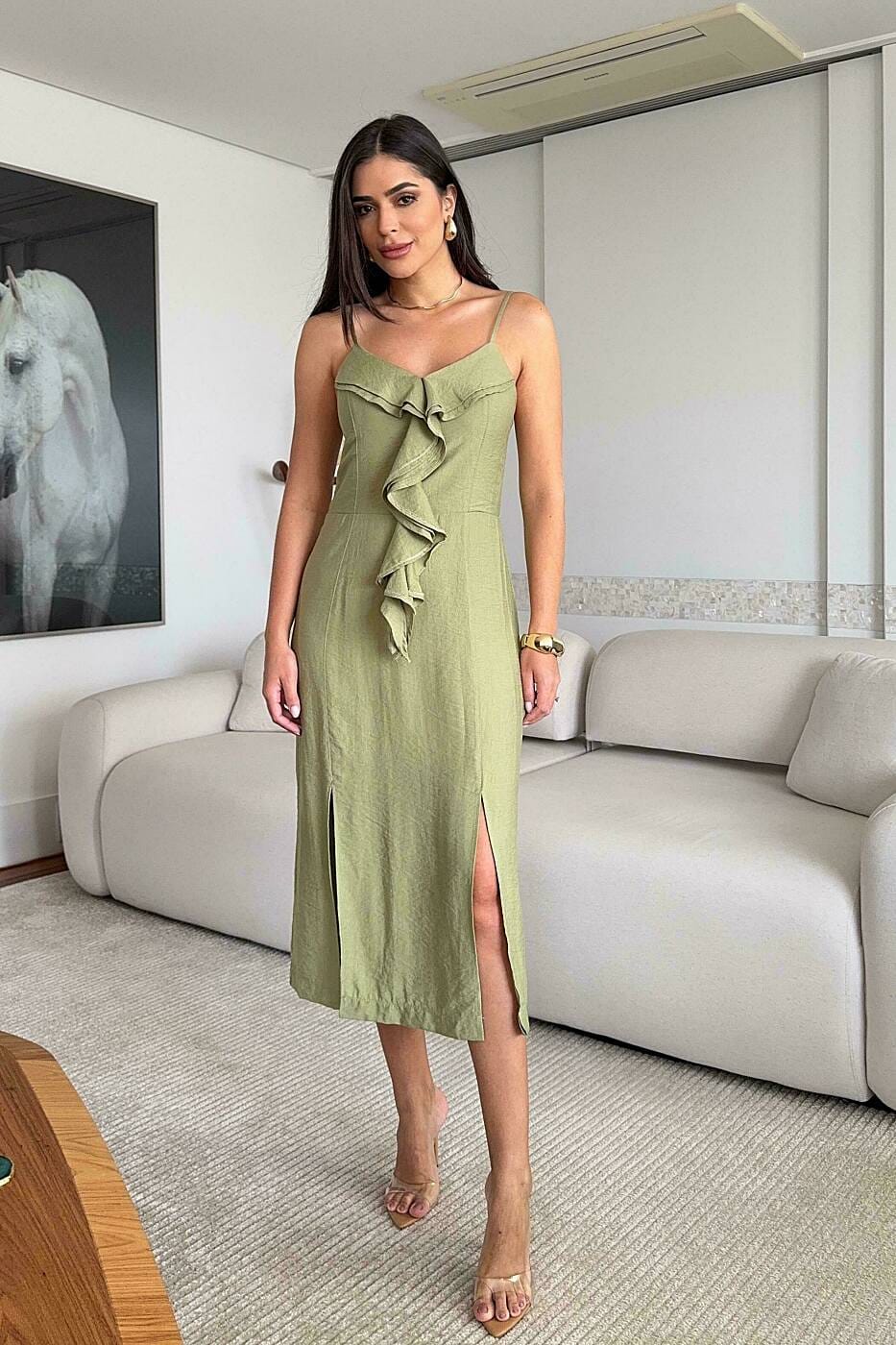 Vestido Babado